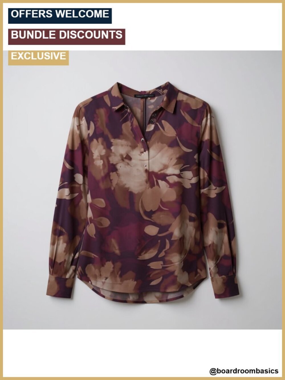 Sleeveless Cowl Neck Blouse with Tie-Dye Pattern
